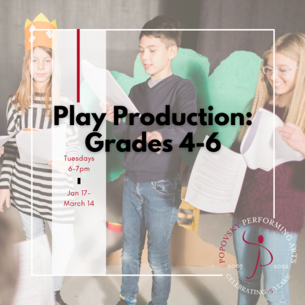 Play Production for 4th-6th Grade